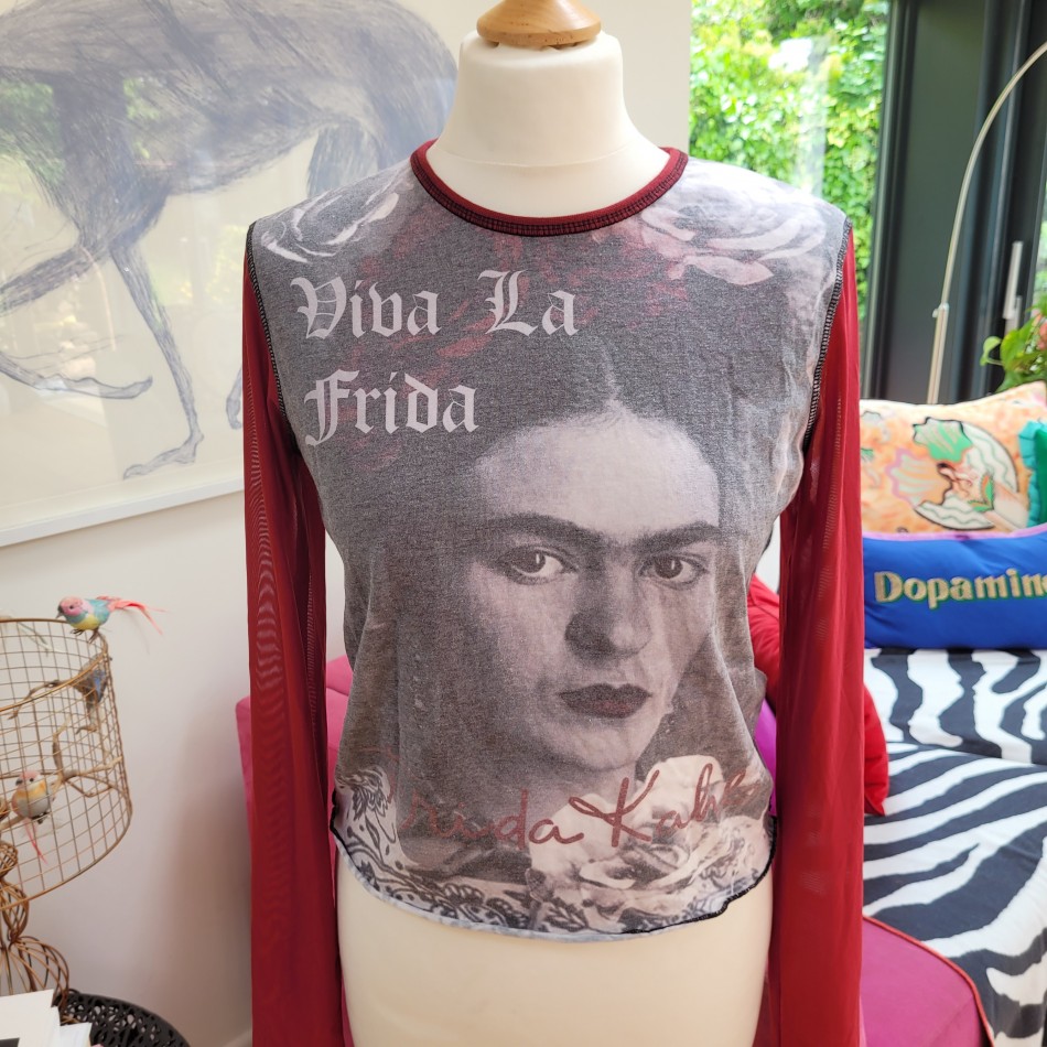 Frida Kahlo Mesh Top