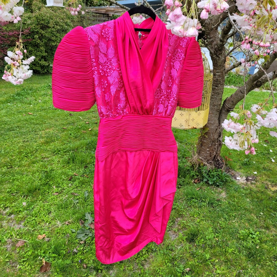 Cerise Party Dress