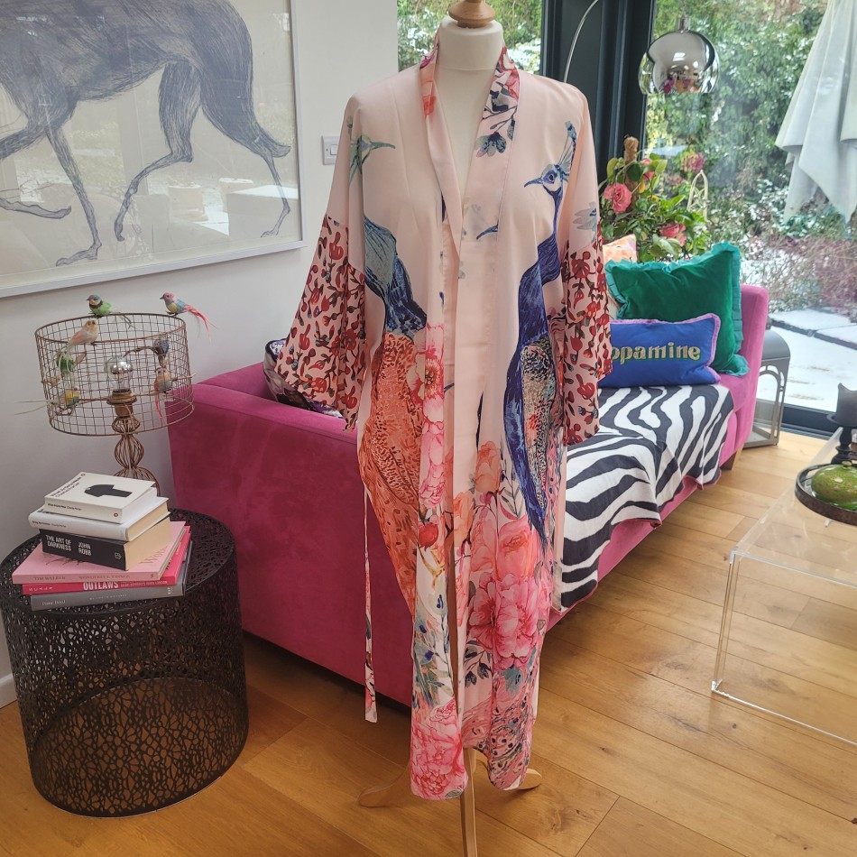 Peacock Kimono