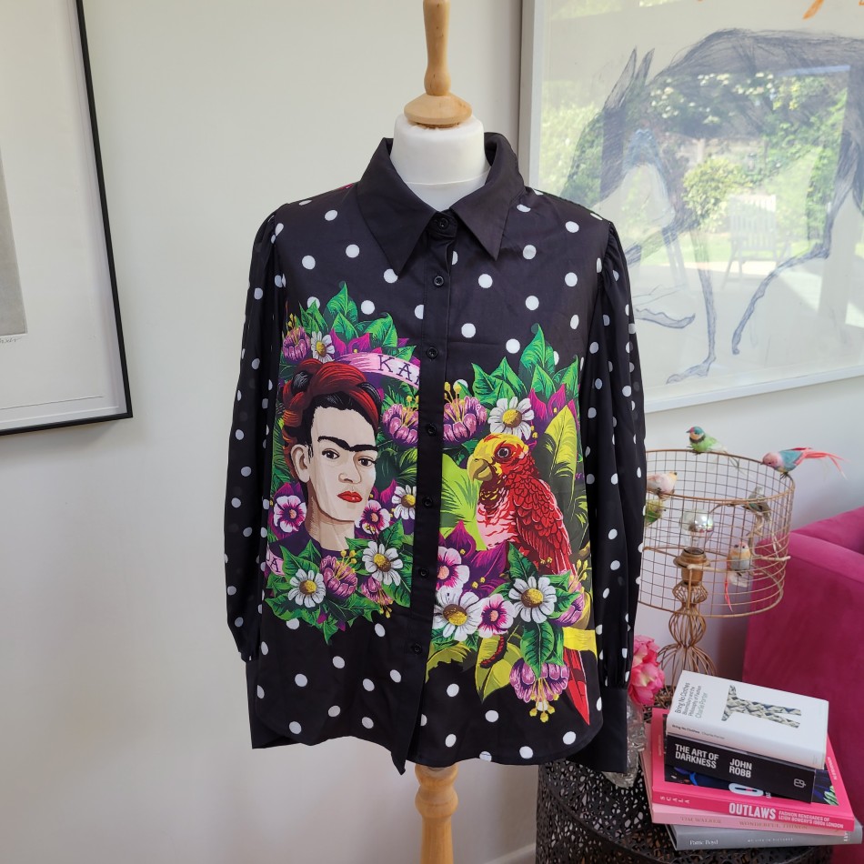 Frida Kahlo Polka Dot Blouse