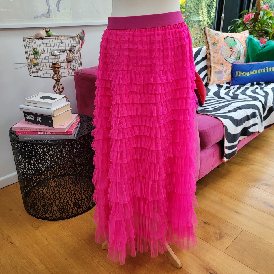 Hot Pink Tulle Skirt