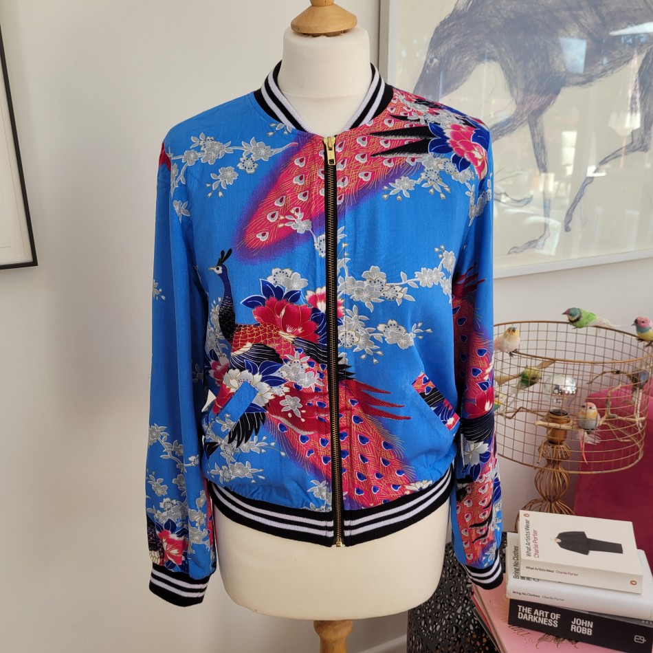 Peacock Bomber Jacket