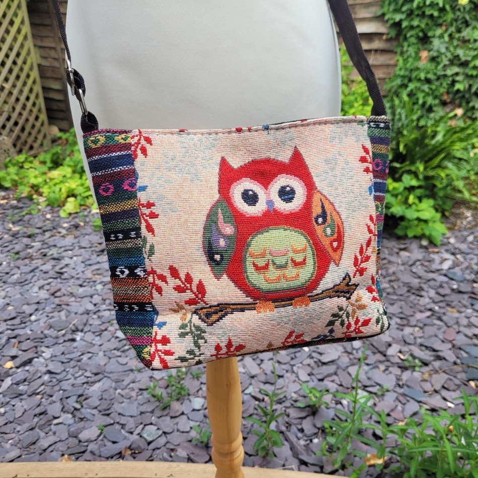 Owl Tapestry Bag