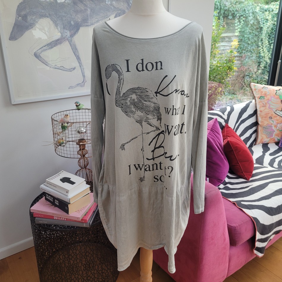 Graphic Flamingo Tunic