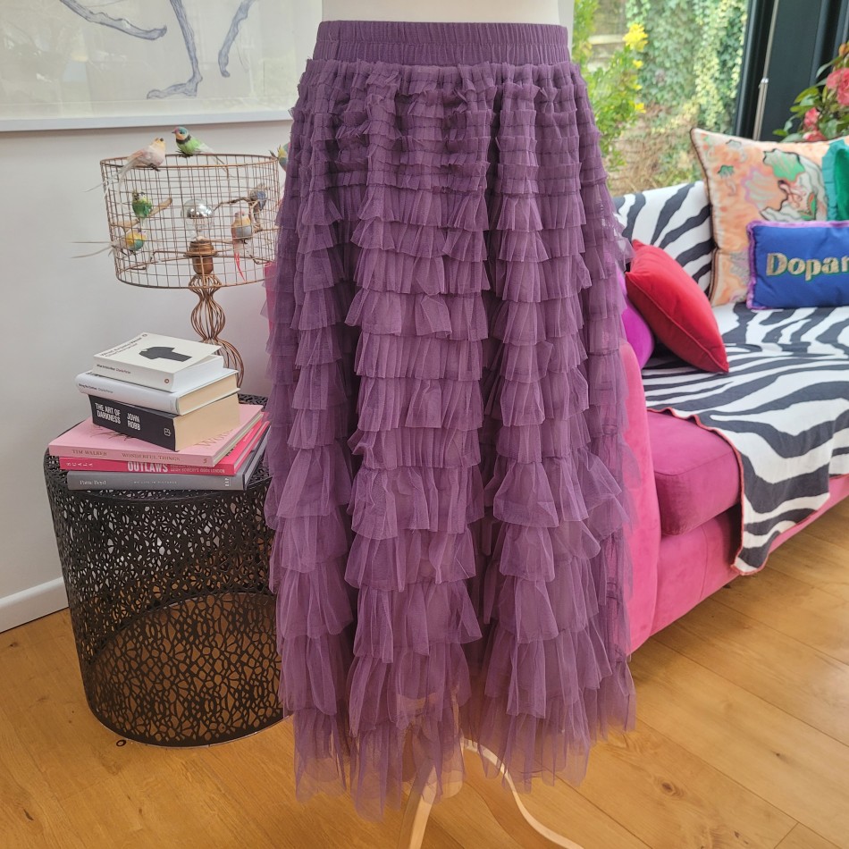 Purple Tulle Skirt