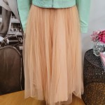 Peach Tulle Skirt - Medium