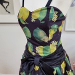 Vintage Lemon and Lime Dress