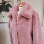 Pink Faux Fur Jacket Large