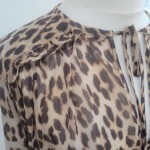 Leopard Chiffon Blouse