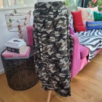 Punk Hippie Camo Skirt