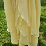 Vintage Yellow Party Dress