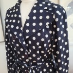 Polka Dot Trench Coat