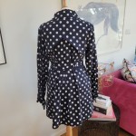 Polka Dot Trench Coat