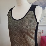Gold Sleeveless Top