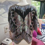 80s Sequin Butterfly Top