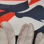 Abstract Floral Scarf