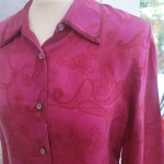 Magenta Paisley Blouse
