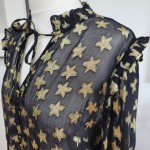 Black and Gold Blouse