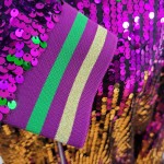 Purple Sequin Bomber