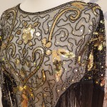 Gold Sequin Poncho