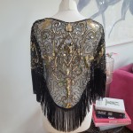 Gold Sequin Poncho