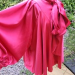 Pink Pussy Bow Blouse