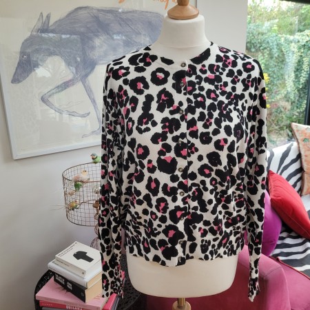 Animal Print Cardigan