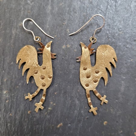 Rooster Earrings
