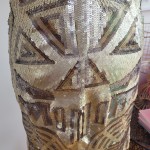 Gold and Platinum Sequin Dress