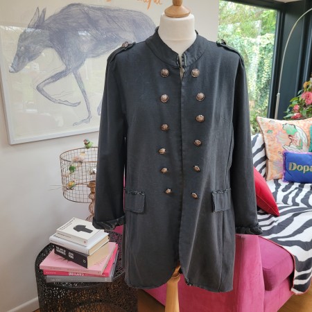 Distressed Military Jacket