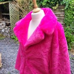Hot Pink Faux Fur Jacket