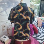 Versace Style Silk Blouse