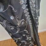 Sheer Black and Silver Kimono