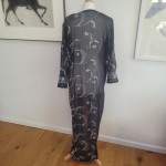 Sheer Black and Silver Kimono