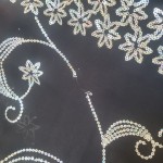 Sheer Black and Silver Kimono