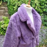 Purple Faux Fur Jacket