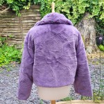 Purple Faux Fur Jacket