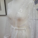 White Sequin Kimono