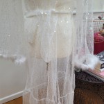 White Sequin Kimono