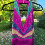 Halter Neck Sequin Jumpsuit