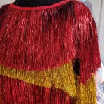 Red and Gold Tinsel Jumper