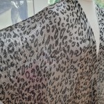 Silver Leopard Kimono