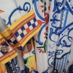 Blue Floral Porcelain Dress