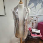 Silver Sequin Waistcoat
