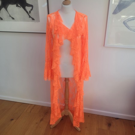 Neon Orange Kimono