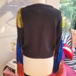 Gold Pink and Blue Tinsel Jumper