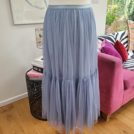 Powder Blue Tulle Skirt