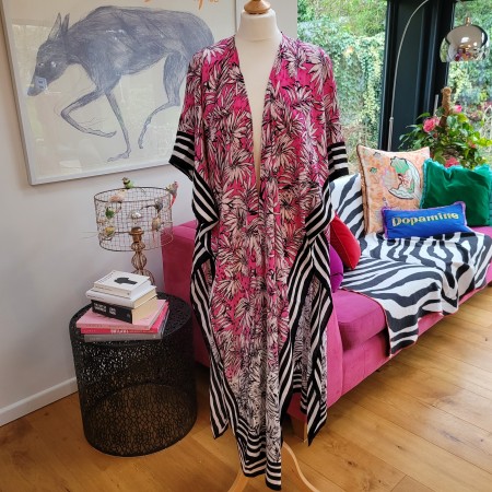 Pink Fern Kimono