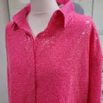 Pink Sequin Blouse