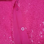 Pink Sequin Blouse
